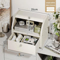 Axyaa Double-Layer Porch Storage Box: Organize Cosmetics, Snacks, Medicines, Daily Necessities