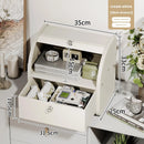 Axyaa Double-Layer Porch Storage Box for Household, Cosmetics, Snacks, Medicines, and Daily Necessities