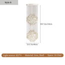 Axyaa Mother of Pearl Chandelier: Unique Danish Design Shell Pendant Light for Living Room, Dining, Villa & Staircase