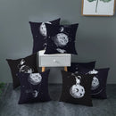 Universe Space Peach Skin Pillowcases by Axyaa - Cartoon Animation Pilot Cushion Cover