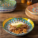 Axyaa Bohemian Ceramic Love Plate | Creative Vegetable Fruit Steak Plate | High-Value Tableware