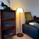 Axyaa Glass Floor Lamp: Modern Simple LED Reading Desk Lamp for Living Room or Bedroom