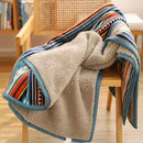 Axyaa Bohemia Ethnic Flannel Throw Blanket – Winter Coral Fleece Thermal Quilt