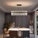 Axyaa Crystal Chandelier Pendant Light for Living and Dining Room