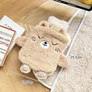 Axyaa Kawaii Plush Hot Water Bottle for Women Period Pain Relief and Comfort