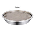 Axyaa Stainless Steel Storage Tray Filter Rack Kitchen Food Container Organizer