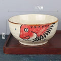 Axyaa 7-inch Ceramic Ramen Noodle Bowl for Home and Restaurant