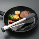Axyaa Silicone Head Kitchen BBQ Tongs for Outdoor Picnic and Home Cooking