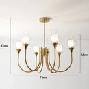 Axyaa Modern LED Pendant Chandeliers for Living Room and Dining Room