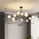 Axyaa Nordic Dining Room Pendant Lamp Chandelier for Indoor Ceiling Lighting