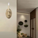 Axyaa Solid Wood Attic Wall Lamp for Modern Living Spaces