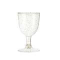 Axyaa 150ml Disposable Clear Plastic Champagne Glasses for Weddings & Parties