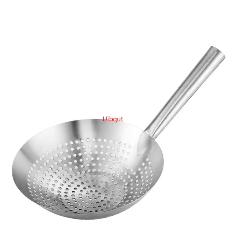 Axya Stainless Steel Mesh Strainer Colander with Wooden Handle