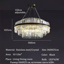 Axyaa Crystal Chandeliers for Modern Luxury Living & Dining Rooms