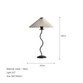 Axyaa Nordic Fabric LED Floor Lamp for Home Decor and Lighting