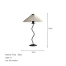 Axyaa Nordic Fabric LED Floor Lamp for Home Decor and Lighting
