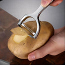 Axyaa Stainless Steel Paring Knife - Zinc Alloy Fruit and Melon Peeler