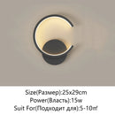 Axyaa LED Wall Lamp: Minimalist Room Decor for Bedroom, Living Room, Cloakroom
