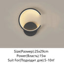 Axyaa LED Wall Lamp: Modern Minimalist Room Decor for Bedroom, Living Room, Cloakroom