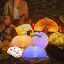 Axyaa LED Cartoon Book Lamp: Creative USB Foldable Reading Light for Children