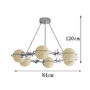 Axyaa Modern LED Pendant Chandeliers for Living Room and Dining Room Lighting