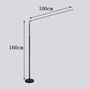 Axyaa Minimalist LED Floor Lamp with Remote Control Dimming, Nordic Ins Style