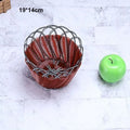 Axyaa Handwoven Plastic Imitation Vine Fruit Platter in 8 Sizes