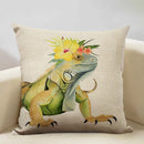 Axyaa Nordic Animal Cushion Cover 45x45cm Linen Pillowcase