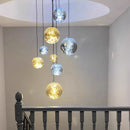 Axyaa Modern LED Pendant Chandeliers for Indoor Living and Dining Room Lighting