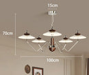 Axyaa Crystal Chandelier Ceiling Lamp LED Hanging Lights for Living Room