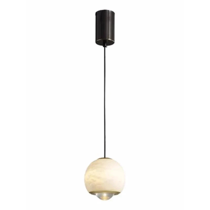 Axyaa Natural Marble Chandelier: Modern Medieval Designer Lamp for Living Room and Bar