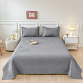 Axyaa Quilted Leaf Bedspread Set, 4-Season Blanket, 230*240 Dimensions