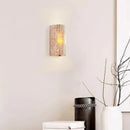 Axyaa Wabi Sabi Stone Wall Light: Elegant Home Bedside Decor Lamp for Living Room