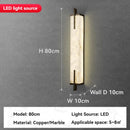 Axyaa Brass Strip Wall Lamp for Bedroom Mirror Hallway Decor