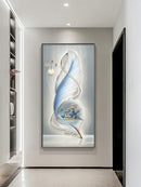 Axyaa Feather LED Wall Lamp for Bedroom Study Living Room