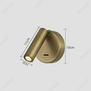 Axyaa LED Rotating 3W Warm Spot Wall Light for Bedroom, Living Room, Hotel Corridor