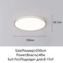 Axyaa LED Ceiling Light: Remote Dimming Modern Fixture for Home Decor