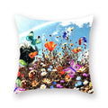 Axyaa Synthetic Butterfly Pet Printed Polyester Pillow Cover Butterfly Dog Cat themed d��cor