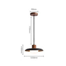 Axyaa Black Hole Stone Flying Saucer Pendant Light