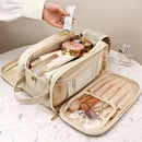 Axyaa Toiletries Makeup Bag Men Women Travel Wash Pouch Waterproof Hanging Storage