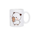Axyaa Kawaii Panda Bear Mocha Cat Christmas Mug Mugs Set Original Drinkware