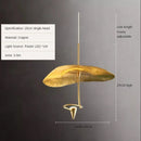 Axyaa Nordic Copper Lotus Chandelier LED Ceiling Lamp for Modern Luxury Home Decor