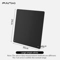 Axyaa Desktop Magnetic Board with Stand and Clamp - Metal Display for Magnets