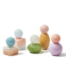 Axyaa Glass Sphere Aromatherapy Bottle with Lid, Geometric Design, Desktop Storage Container