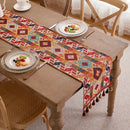 Axyaa Jacquard Table Runner: Nordic Home Decor for Living Room, TV Cabinet, Coffee Table.
