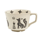 Axyaa Ceramic Coffee Mug with Vintage Wildlife Pattern