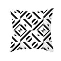 Axyaa Plaid Geometric Wave Stripe Checkerboard Print Throw Pillow Case