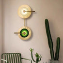 Axyaa Glass Led Wall Lamp: Nordic Minimalist Living Room Lighting & Bedside Decoration