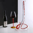 Axya Serpentine Glass Wine Decanter Cocktail Shaker Barware Kit