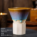 Axyaa Retro Coarse Pottery Coffee Cup - Creative Kiln Ceramic Latte Cup